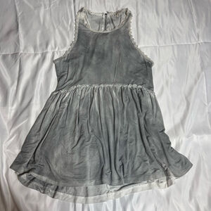 Women's POL Gray and White Tank Top, Size S